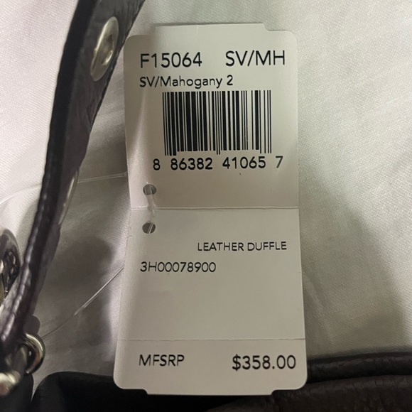 COACH Brown Pebble Leather Duffle Convertible Shoulder or Crossbody Purse Bag - Picture 11 of 11